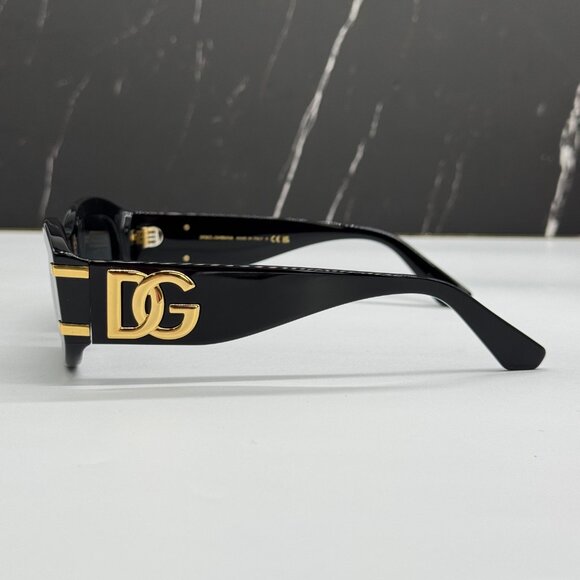 NEW DOLCE&GABBANA DG4502 501/87 BLACK SUNGLASSES DG4502 5087 EYEWEAR - Picture 6 of 10